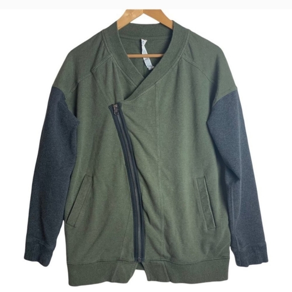 Lululemon Mula Bundle Wrap Heathered Fatigue Green / Heathered Dark Grey Size 8 - Picture 2 of 13